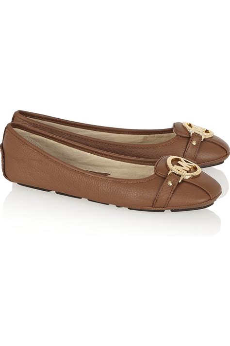 brown michael kors flats|Michael Kors flats for women.